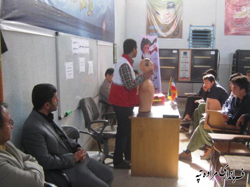 برگزاری کلاس آموزشی امدادو نجات در شهرستان مراوه تپه