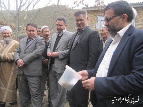 بازدید فرماندار از روستای مرزی آقلر