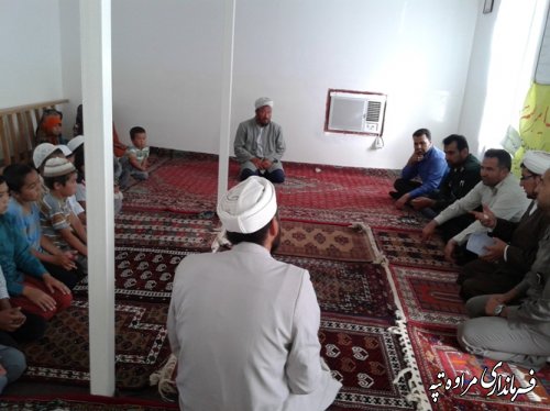 بازدید فرماندار از کلاسهای آموزشی قرآن طرح تابستانه بسیج