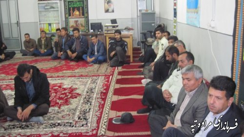 مراسم عزای امام حسین در کمیته امداد امام خمینی (ره)