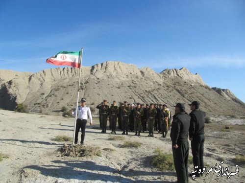 زنگ هفته پدافند غیر عامل در دبیرستان شهید حسینی مراوه تپه