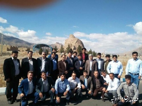 حضور بخشداران و دهیاران استان گلستان در استان یزد