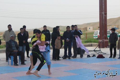 برگزاری جشنواره فرهنگی همگام با مرزداران و جشنواره نوروزگاه در شهرستان مراوه تپه 