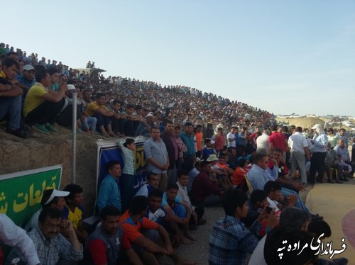 برگزاری بزرگترین رویداد ورزشی شهرستان در آرامگاه مختومقلی فراغی 