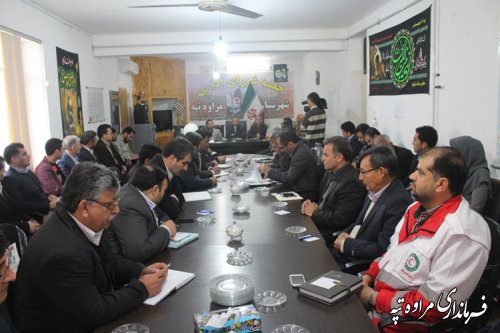 برگزاری جلسه شورای اداری شهرستان مراوه تپه 