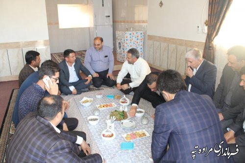 بمناسبت هفته دولت  یک باب مسکن مددجوی در روستای قرقیجق افتتاح شد. 