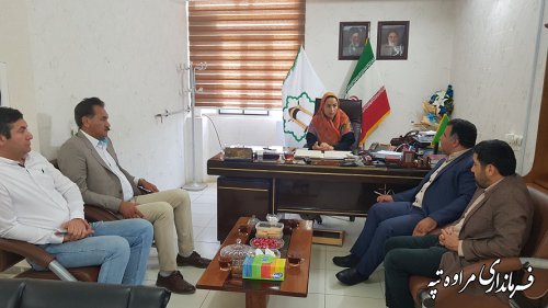 دیدار مدیر عامل سروش رسانه استان گلستان با شهردار و اعضای شورای شهر مراوه تپه 