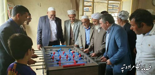 افتتاح خانه ورزش روستای آلتی آغاچ گلیداغ.