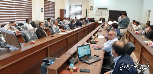 جلسه مدیریت مصرف برق شهرستان مراوه تپه با حضور اعضا برگزار شد. 