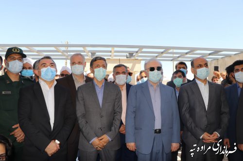 بیمارستان علوی مراوه تپه با حضور وزیر بهداشت ، درمان و آموزش پزشکی افتتاح شد