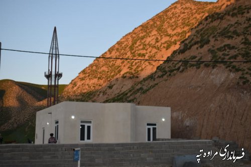 افتتاح مسجد بین راهی تازه قلا بخش (خانگه)گلیداغ شهرستان مراوه تپه