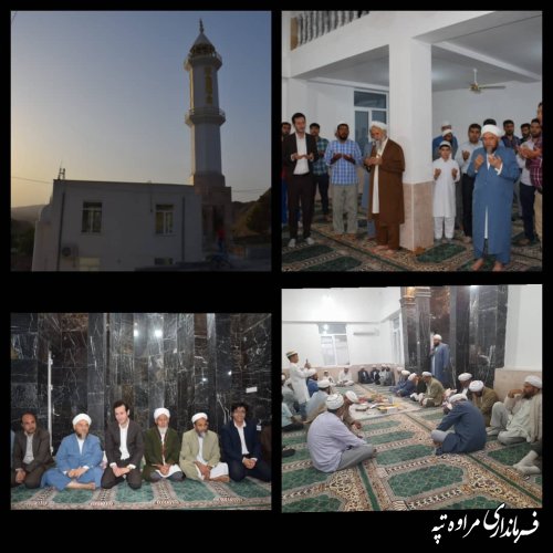 فرماندار شهرستان مراوه تپه:ساخت مسجد زمینه خودسازی است