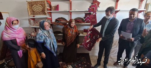 افتتاح متمرکز پروژه های اشتغالزایی صندوق کار آفرینی امید شهرستان مراوه تپه