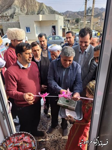 افتتاح ۶ هزارمین واحد مسکونی مقاوم سازی شده در روستای گوگدره شهرستان مراوه‌تپه