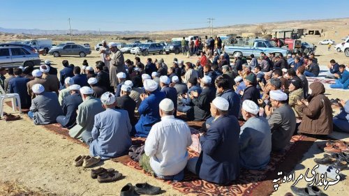 ضیافتی برای طلب  باران در روستای شورجه  شهرستان مراوه‌تپه