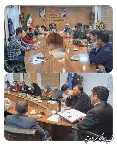 جلسه هماهنگی هیئت اجرایی و هیئت نظارت بر انتخابات شهرستان مراوه‌تپه برگزار شد 