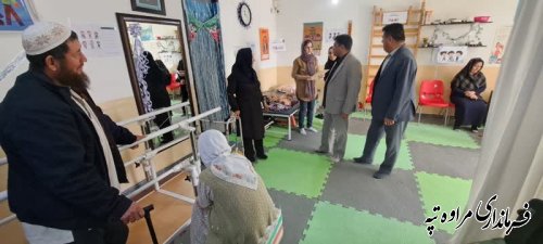 بازدید فرماندار مراوه‌تپه از مرکز روزانه آموزشی و توانبخشی معلولان جسمی حرکتی آرتا مراوه‌تپه