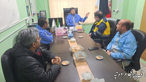 فرماندار مراوه‌تپه از میزان آمادگی ادارات خدمات رسان شهرستان بازدید کرد