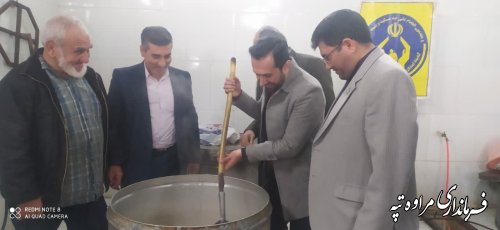 افتتاح متمرکز آشپزخانه اطعام مهدوی در شهر مراوه‌تپه 