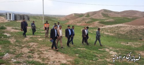 بازدید فرماندار مراوه‌تپه از آرامگاه مختومقلی فراغی 