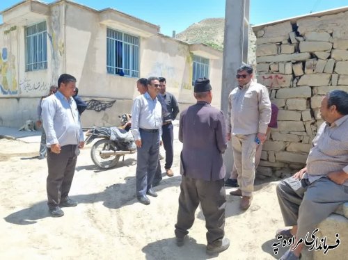 فرماندار شهرستان مراوه‌تپه خواستار رفع موانع انتقال شبکه برق رسانی در روستای دادلی غزنین شد 