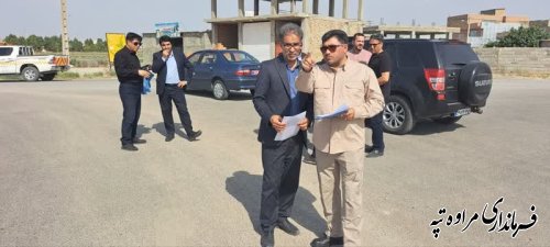بازدید مدیر کل سازمان بازرسی استان گلستان از پروژه‌های در حال اجرای شهرستان 